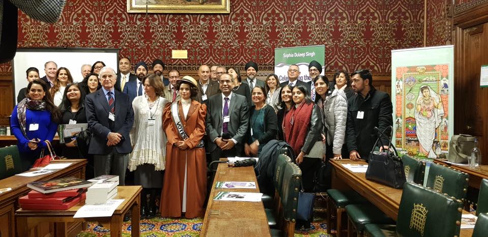 Sophia Duleep Singh event at Parliament