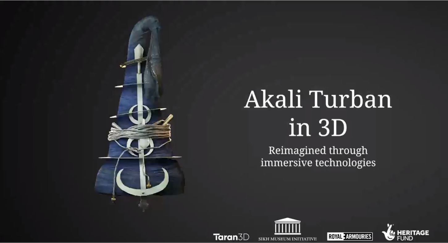 Akali Turban in 3d