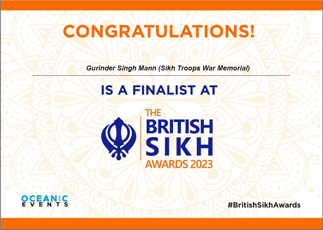 British Sikh Awards Awards nomination